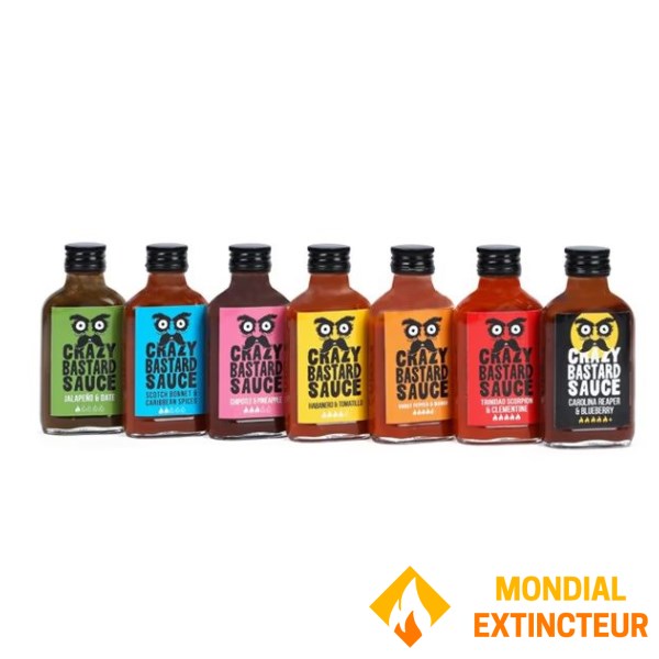 Nature et decouvertes - Sauces piquantes X7 Crazy Bastards