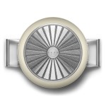 Smeg - Sauteuse 28 cm  Esthétique Années 50 crème mat