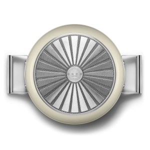 Smeg - Sauteuse 28 cm  Esthétique Années 50 crème mat
