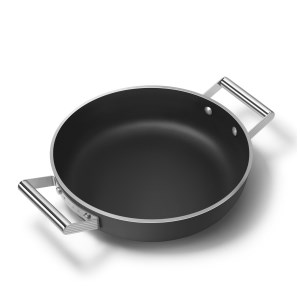 Smeg - Sauteuse 28 cm Esthétique Années 50 noir mat