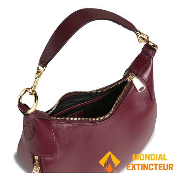 Lancel - Scc Hobo S Origami cassis