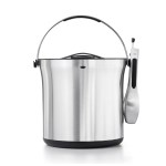 Oxo - Seau à glace Avec pince acier inoxydable