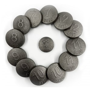 Cadetel - Jeu d'extérieur Sebo - 12 palets + 1 maître fonte