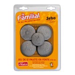 Cadetel - Jeu d'extérieur Sebo - 12 palets + 1 maître fonte