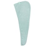 Nature et decouvertes - Serviette pour cheveux Turban vert d'eau