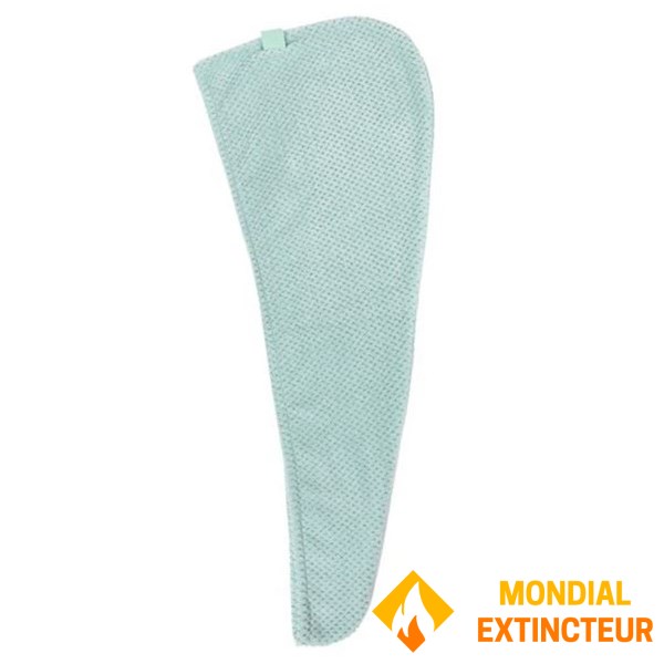 Nature et decouvertes - Serviette pour cheveux Turban vert d'eau