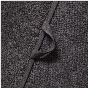 Lacoste - Serviette de toilette L Lecroco bitume 50 X 100