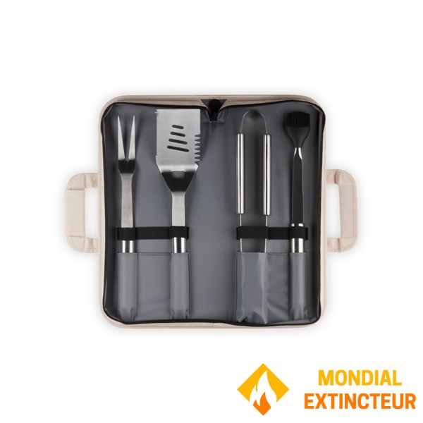 Le Creuset - Set barbecue 4 pièces + pochette