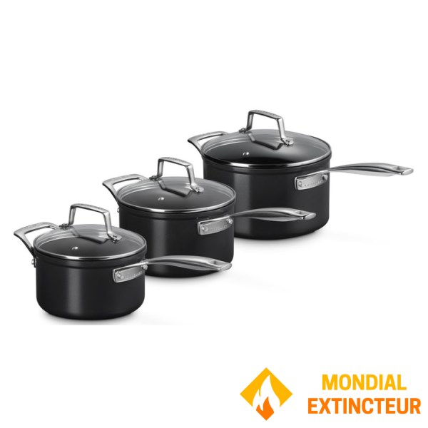 Le Creuset - Set de 3 casseroles Céramique Essentielle