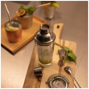 Livoo - Set à cocktails acier inoxydable