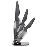 Livoo - Set 3 couteaux Céramique Noir