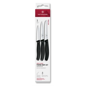 Victorinox - Set de 3 couteaux Swiss Classic - Noir