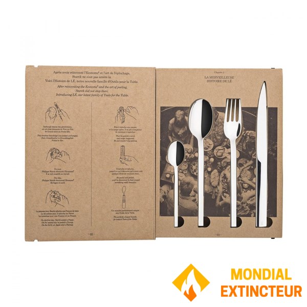 Degrenne - Set couverts Coffret 24 pièces "E-Starck miroir"