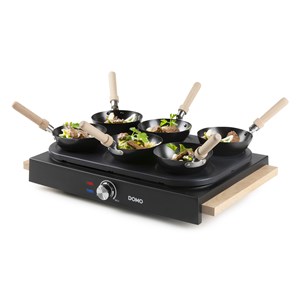 Domo - Set gourmet Wok party 2 en 1