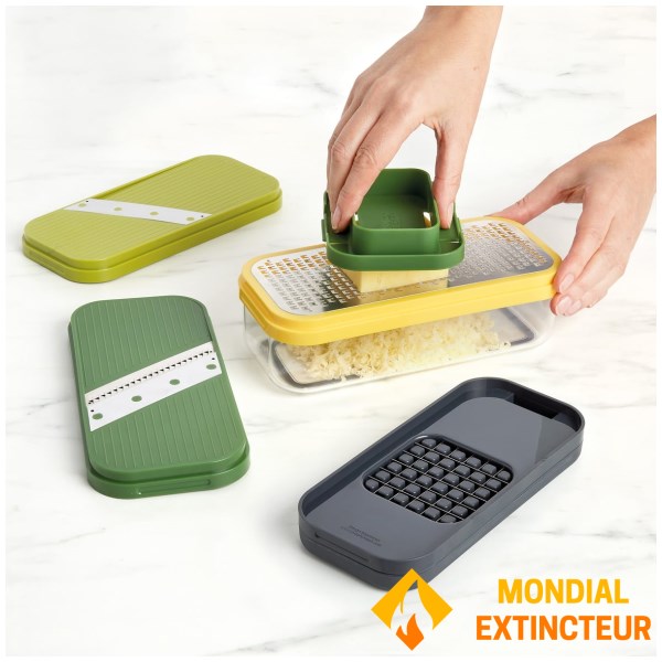 Joseph Joseph - Set mandoline Multi-Prep Compact 4 pièces