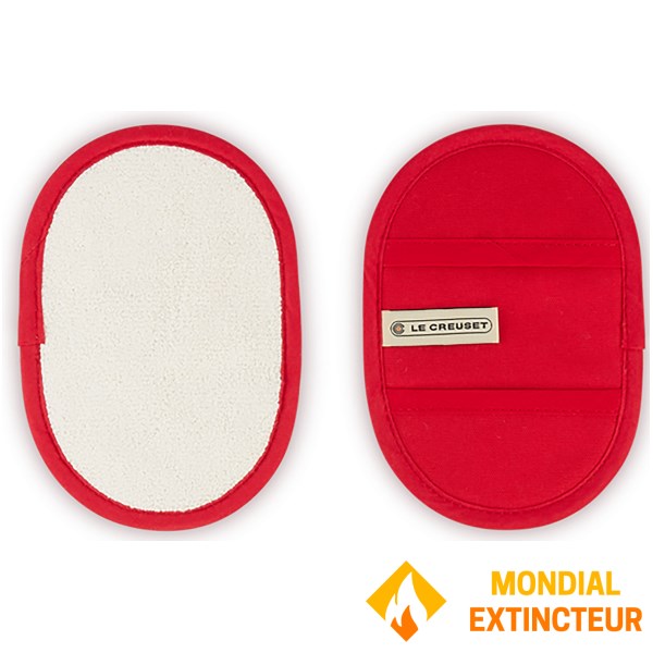 Le Creuset - Set Maniques Coton - Coloris : Cerise