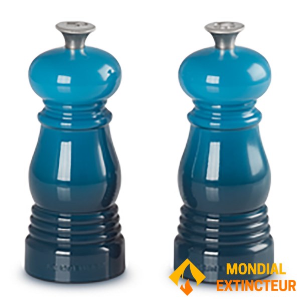 Le Creuset - Set mini moulins poivre et sel Taille 11cm - Bleu