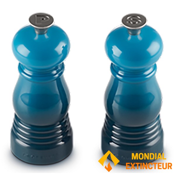 Le Creuset - Set mini moulins poivre et sel Taille 11cm - Bleu
