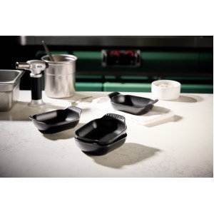 Le Creuset - Set mini-plats à four Gourmand x4 - 13 cm noir mat