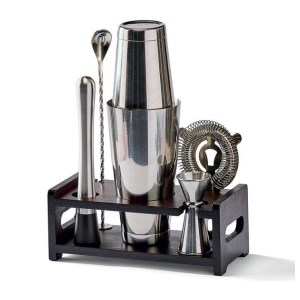 Nature et decouvertes - Set mixologie Shaker inox bambou