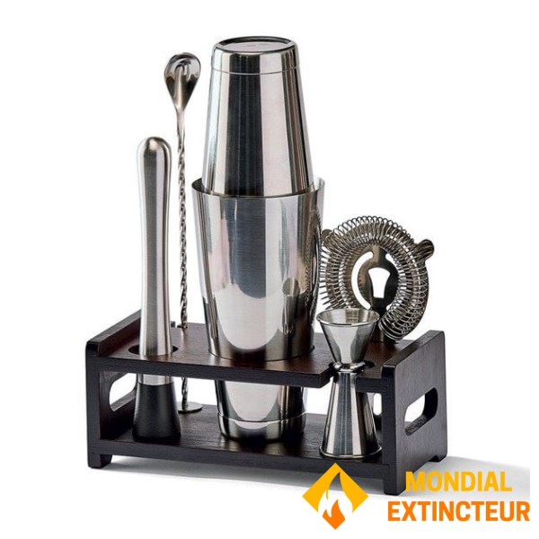 Nature et decouvertes - Set mixologie Shaker inox bambou