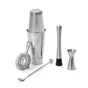 Nature et decouvertes - Set mixologie Shaker inox bambou