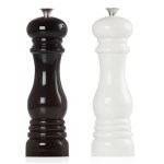 Le Creuset - Set de moulins à poivre et sel Noir / Blanc 21 cm