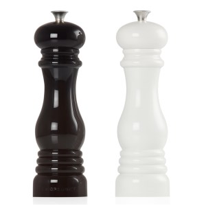 Le Creuset - Set de moulins à poivre et sel Noir / Blanc 21 cm