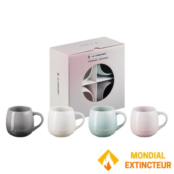 Le Creuset - Set de 4 mugs Cocon - 0.32 L