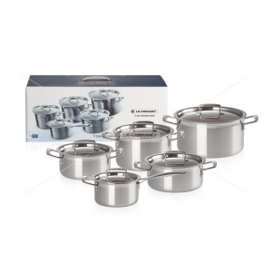 Le Creuset - Set 5 pièces cuisson Inox classique 