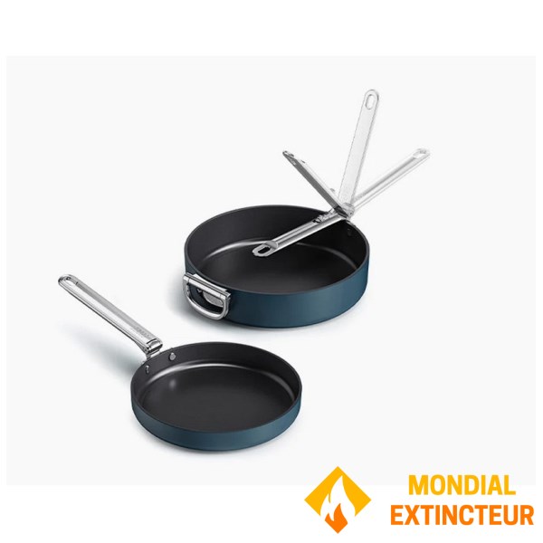 Joseph Joseph - Set de poêles Space Blue (3 Pièces)