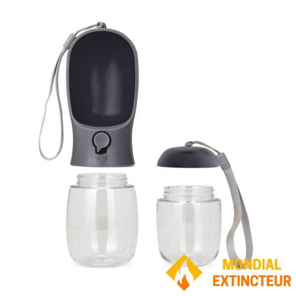 Livoo - Set de voyage pour animaux Gourde et pot à croquettes