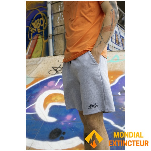 Rugby Division - Short homme gris L