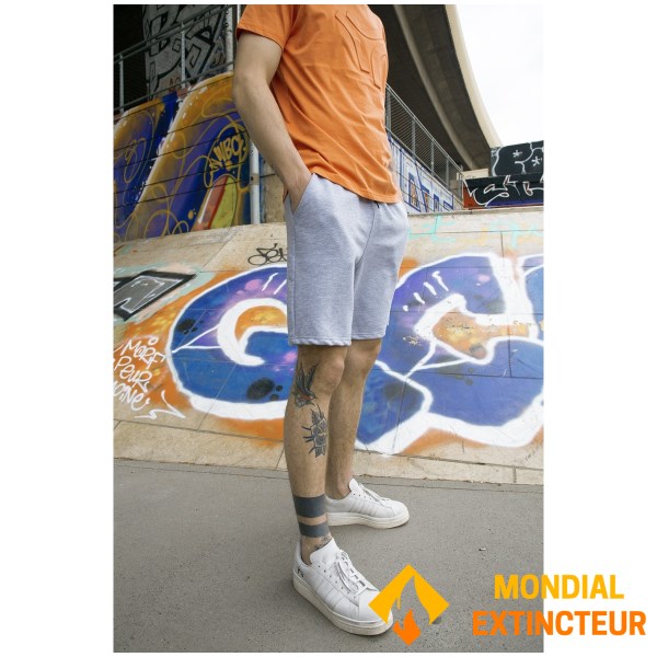 Rugby Division - Short homme gris L