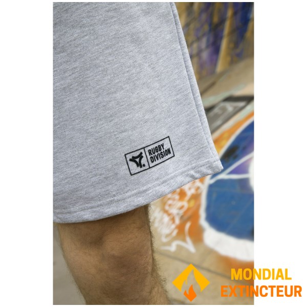 Rugby Division - Short homme gris L