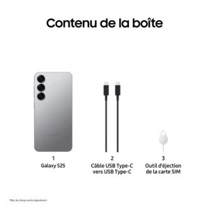 Samsung - Smartphone Galaxy S25 gris