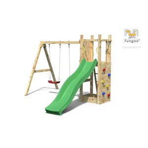 Fungoo - Station de jeux Funny3 avec Balançoire Double