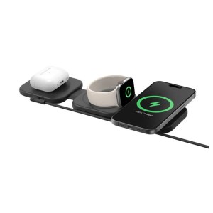 Belkin - Station de recharge sans fil BoostCharge Pro 3-en-1 noir