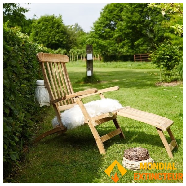 Wilsa - Steamer Dunes en teck massif