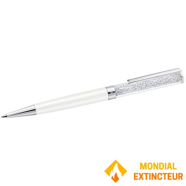 Swarovski - Stylo à bille Crystalline blanc