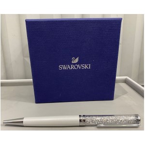 Swarovski - Stylo à bille Crystalline blanc