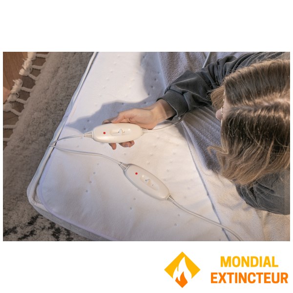 Livoo - Surmatelas chauffant Blanc  160 x 140