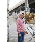 Rugby Division - Sweat capuche homme MultiSign Rose/Anthracite M