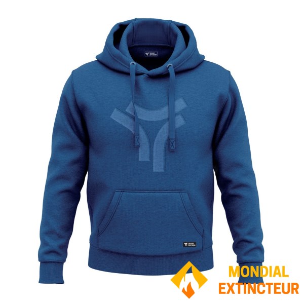 Rugby Division - Sweatshirt à capuche homme 3D Bleu pétrole XXL