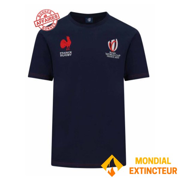 FFR - T-shirt FFR MC WRC marine -L