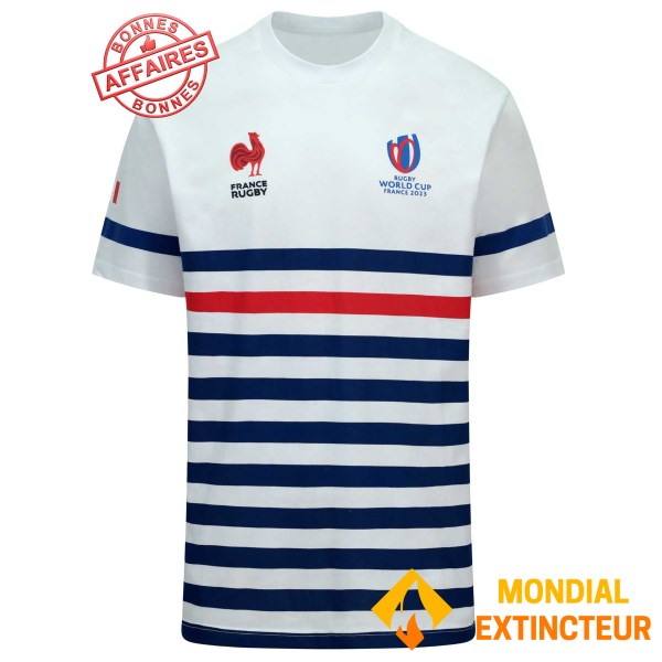 FFR - T-shirt FFR MC WRC rayé - M