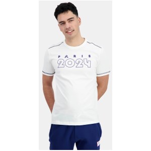 Le Coq Sportif - T-shirt homme Paris 2024 blanc S