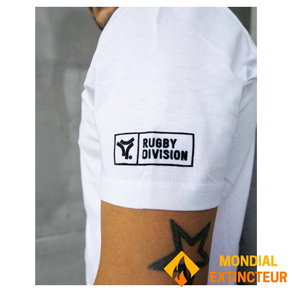 Rugby Division - T-shirt MC homme 3D blanc XL