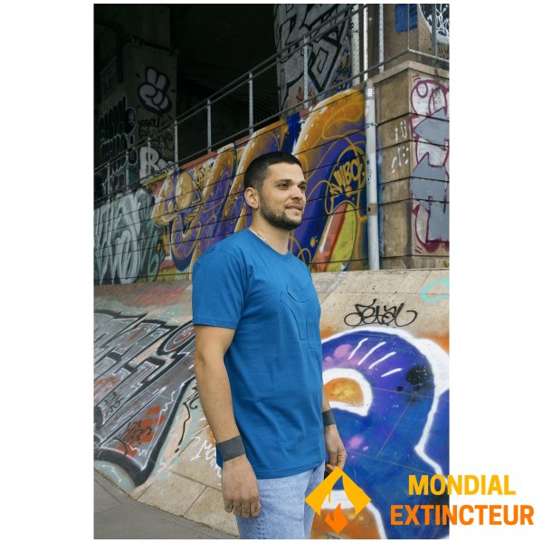 Rugby Division - T-shirt MC homme 3D Bleu pétrole M