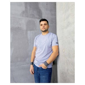 Rugby Division - T-shirt MC homme 3D gris XXL